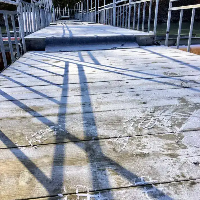 mugiyama floating bridge okutama japan